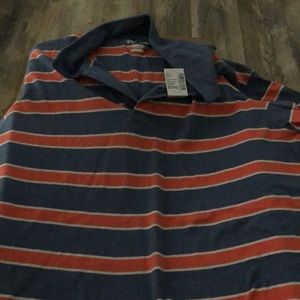 Blue and orange strip